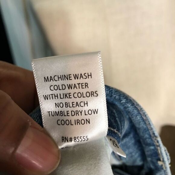 Pistola Shorts Womens 29 Denim High Rise Relaxed Fit Cut Off Bowery Frayed Hem - Picture 3 of 10